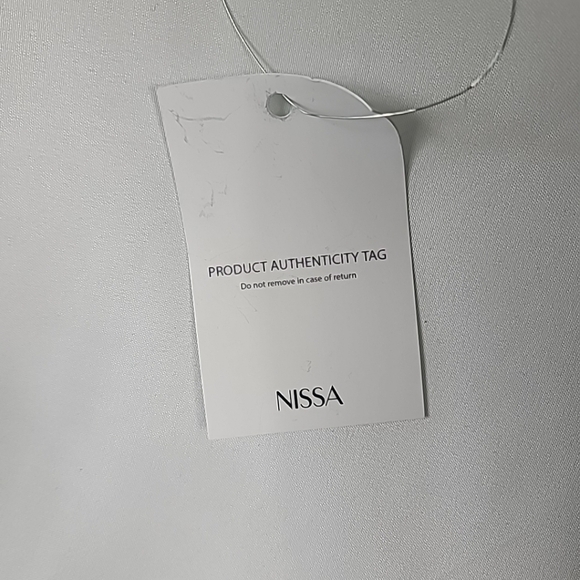 NWT Nissa Scarf-Detail Silk Maxi Dress Multicolor Floral Sz US 4 MSRP $1229 - Picture 12 of 16